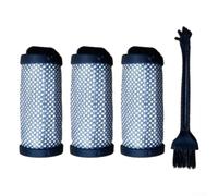 SageFurned Lot de 3 filtres HEPA pour aspirateur JIGOO T600, lavables et réutilisables, efficacité de filtration à 99,97 %, compatibles avec nettoyeur de matelas JIGOO avec brosse de nettoyage
