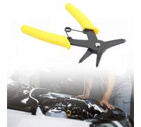 SageFurned Lot de 4 pinces à anneau de sécurité - 180 mm - Avec boîte - Coubée - Droite - Intérieur - Externe - Protection contre la rouille - Anti-flexion - En vrac