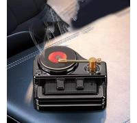 SageFurned Machine d'aromathérapie solaire pour voiture avec hélice rotative, diffuseur de désodorisant pour tableau de bord, matériau ABS et silicone, compatible avec les tablettes parfumées, design