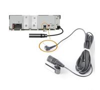 SageFurned Microphone omnidirectionnel de voiture de 3,5 mm avec câble de 300 cm, réduction du bruit pour autoradio et système de navigation, installation facile