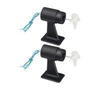 SageFurned Moteur de propulseur sous-marin DC brossé pour modèles de bateaux à appâts, 10-20 V 80 W avec hélice de 3,6 cm, options CW/CCW, noir