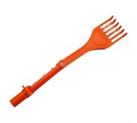 SageFurned Outil de nettoyage des canalisations avec poignée rotative et longueur réglable pour un nettoyage efficace des gouttières, des descentes de pluie, des cours et des surfaces extérieures