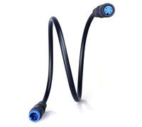 SageFurned P850C/860C Contrôleur de bouton d'instrument avec câble d'extension 4 broches 5 conducteurs pour affichage du moteur de vélo, matériau ABS, contrôle monté sur guidon pour un réglage facile