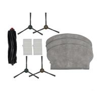 SageFurned Pièces de rechange pour brosse principale Eureka NER600, filtres HEPA, tampons en microfibre, brosses latérales, kit d'entretien complet pour restaurer la puissance d'aspiration (A)