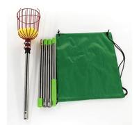 SageFurned Pince à fruits télescopique réglable avec tige en acier inoxydable, outil de jardinage léger et à grande portée pour poires et pêches, sac inclus (2 m)