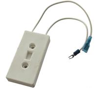 SageFurned Résistance de frein 80W20RJ pour équilibrage de pneus Pièce de rechange ABS Blanc Résistance pour vérification des erreurs Carte de circuit 1 pièce