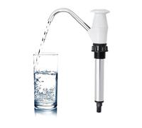 SageFurned Robinet manuel de rechange pour évier de caravane, remorque de camping, camping-car et bateau, robinet manuel auto-amorçant avec construction en alliage, trou de montage de 32 mm, design