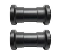 SageFurned Roulette de roulement de rameur pour tube rectangulaire de 70 mm, longueur de 96,2 mm avec trou de 8 mm, poulie en plastique pour équipement de fitness abdominal, compatible avec les