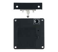 SageFurned Serrure intelligente invisible sans vec 3 modes de déverrouillage : NFC, carte IC et pour application TTlock, loquet électronique pour meubles de bureau à domicile, noir (pour TTLOCK)