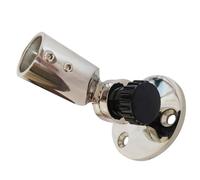 SageFurned Support de base d'antenne marine réglable à 180 degrés, 316 pour acier inoxydable pour rail à cliquet de 19 mm de diamètre, poli miroir