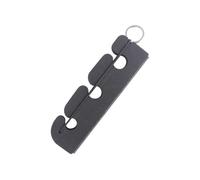 SageFurned Support de canne à pêche en mousse avec aimant, support portable à 3 rainures pour voiture et camping, noir