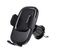 SageFurned Support de téléphone portable à ventouse pour grille d'aération de voiture avec rotation à 360°, caoutchouc antidérapant et bras de serrage en silicone, compatible avec la plupart des