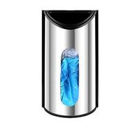 SageFurned Support mural en acier inoxydable et distributeur de sacs en plastique, organisateur de rangement de cuisine pour sacs d'épicerie, économie d'espace, résistant aux empreintes digitales