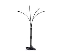 SageFurned Système de refroidissement par brumisation sur pied avec ligne de 8 m, hauteur et direction réglables, pulvérisation d'eau extérieure pour jardin, terrasse, piscine et animaux domestiques