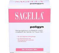 SAGELLA poligyn Intim-Reinigungstücher für Frauen 50+ für die tägliche Intimpflege bei Juckreiz und Brennen, 10 pc Tissus