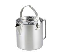 SAGELSHN Kit Camping Voyages Théière De Camp Sauvage d'escalade Portable en Plein Air, Pot d'eau Bouillie, Bagages Pique-Nique Randonnée Portable