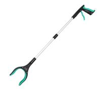 SAGELSHN Pince Ramasse Objet Lot De 2 Pinces Magnétiques en Aluminium, Légères Et Pliables Ergonomique Pince(Grün)