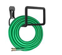 Sageme Support mural en métal robuste pour tuyau d'arrosage, tuyau extensible, enrouleur de tuyau, tuyau d'eau, tuyau de poche, tuyau flexible, tuyau magique (support de tuyau de 45,7 m)