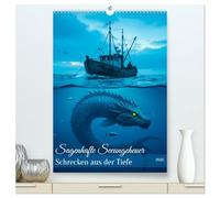 Sagenhafte Seeungeheuer - Schrecken aus der Tiefe (hochwertiger Premium Wandkalender 2026 DIN A2 hoch), Kunstdruck in Hochglanz: Ein mystischer ... Welt - geheimnisvoll, bildgewaltig, legendär.