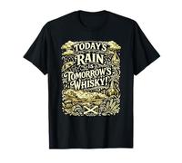 Sagesse de Vie écossaise sur la Pluie et Le Whisky T-Shirt