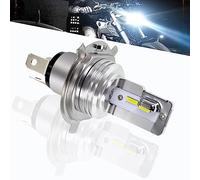SageSunny Ampoule H4 HS1 Led Moto Phare Avant, AC/DC 8-80V Feux Croisement et Feu Route 6000K Blanc Pour Elairage de Moto,Voiture,Quad ou Scooter - 15W 1800lm - Garantie 18 Mois