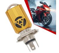 SageSunny Ampoule Led moto h4 hs1, AC/DC 8-80V Feux Croisement et Feu Route 6000K Blanc avec projecteur lentille pour Elairage de Moto,Voiture,Quad ou Scooter - 35W 3500lm - Garantie 18 Mois