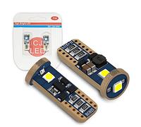 SageSunny Ampoule LED W5W T10 Canbus anti erreur, 2 Pièces 194 168 501 LED Non-polarité 6000K blanc xénon pour carte dôme gant coffre stationnement position latéral plaque d'immatriculation Éclairage