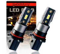 SageSunny Ampoule P13w LED Anti-erreur ODB DC 12V 1200lm 6000K Pur Blanc éclairage Pour Feux D'antibrouillard, Feux de Jour, Feux de Diurnes - Garantie de 18 Mois