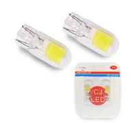 SageSunny Ampoule T10 W5W LED 194 168 Feux 6V 6000K blanche 501 2825 LED pour éclairage clignotant veilleuses intérieur de voiture feu de position latéral feux de plaque, lot de 2, garantie 1 an