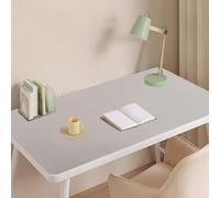 SAGIDAR 5 Couleurs Pad Écriture pour Bureau/Maison/Gaming, Rectangle Tapis De Clavier Et Souris Stable Et Antidérapant, Tapis D'écriture Imperméable Épaisseur 3.5mm, Protéger Les Yeux(Gray,50x160cm)