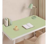 SAGIDAR 5 Couleurs Pad Écriture pour Bureau/Maison/Gaming, Rectangle Tapis De Clavier Et Souris Stable Et Antidérapant, Tapis D'écriture Imperméable Épaisseur 3.5mm, Protéger Les Yeux(Green,50x80cm)