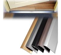 SAGIDAR Barre De Seuil Multiniveau, Bande Transition 10cm Large, Rampe D'entrée Bandes De Connexion Antidérapantes, Baguette Recouvrement pour Bords Tapis, Profil De Compensation pour Sols