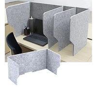 SAGIDAR Paravent Réduction du Bruit, 60/80/100cm Cloison De Séparation De Table, Office Partition Isolation Acoustique, Robuste Et Durable, Fibre De Polyester, La Vie Privée Peut Être Protégée
