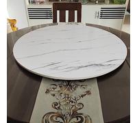 SAGIDAR Plateau Tournante Rond, Plateau Rotatif en Bois Massif, 360° Rotation Plateau De Service, Ø 50cm-100cm, Assiette De Service Rotative Ronde, pour Les Dîners De Famille Et Les Fêtes