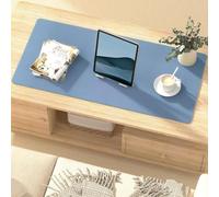 SAGIDAR Tapis De Protection pour Ordinateur Portable, Souris, Clavier, Écriture, Tapis D'ordinateur Imperméable Antidérapant Réduction du Bruit Épaisseur 3.5 Mm, 5 Couleurs Disponibles(Blue,50x120cm)