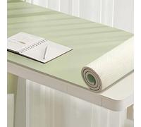SAGIDAR Tapis D'Écriture De Bureau Épaisseur 3.5mm,Tapis Buvard De Bureau Décoratif pour Ordinateur Portable Souris Clavier Écriture,Facile À Nettoyer,Antidérapant Et Ne Bouge Pas(Green,60x120cm)