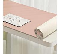 SAGIDAR Tapis D'Écriture De Bureau Épaisseur 3.5mm,Tapis Buvard De Bureau Décoratif pour Ordinateur Portable Souris Clavier Écriture,Facile À Nettoyer,Antidérapant Et Ne Bouge Pas(Pink,40x120cm)