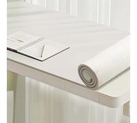 SAGIDAR Tapis D'Écriture De Bureau Épaisseur 3.5mm,Tapis Buvard De Bureau Décoratif pour Ordinateur Portable Souris Clavier Écriture,Facile À Nettoyer,Antidérapant Et Ne Bouge Pas(White,50x80cm)