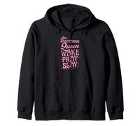 Sagittaire Queen Wake Pray Slay Christian Sagittaire Sweat à Capuche