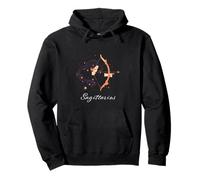 Sagittaire Sérénité Illustration unique du zodiaque Sweat à Capuche
