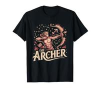 Sagittarius Archer Zodiaque Art Novembre Décembre Arc Et T-Shirt