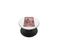 Sagittarius Zodiac Sign Tarot Card Fairy Tale Fantasy Art PopSockets PopGrip Adhésif