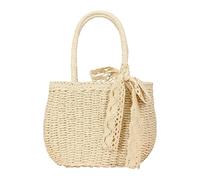 Sagnello de plage - Sac d'été tressé avec, sac léger, couverture de voyage réutilisable, rangement détendu | Knot for Women, Family, Friends, Holidays, Daily, Travel, beige, Fare riferimento alla