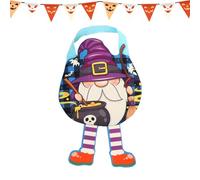 Sagni del Traité d'Halloween - Sac réutilisable, sac de bonbons durable | Panier de citrouille écologique, boîte cadeau non tissée pour enfants, événements scolaires ou fêtes effrayantes