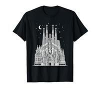 Sagrada Familia Barcelone by Night T-Shirt
