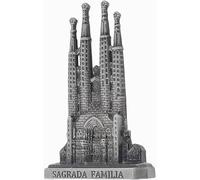 Sagrada Família Cathédrale Barcelone Espagne Souvenir Maison Bureau Rebord de fenêtre Table Décoration de bureau Statue Artisanat