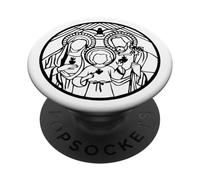 Sagrada Familia Jesús, María y José PopSockets PopGrip Adhésif