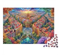 Sagrada Familia Puzzle 1000 Pièces Difficile Puzzles pour Adults DIY Jigsaw Puzzle Casse-tête De Jeu Familial Jouets De Défi 52x38cm/1000pcs