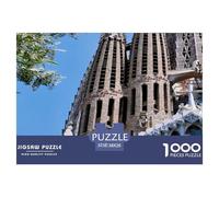 Sagrada Família Puzzle 1000 Pièces Difficile Puzzles pour Adults DIY Jigsaw Puzzle Casse-tête De Jeu Familial Jouets De Défi 38x26cm/1000pcs