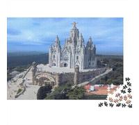 Sagrada Família Puzzle 1000 Pièces, Difficile Puzzles pour Adults Enfant Puzzle Difficiles, Jeu De Défi Intellectuel 70x50cm/1000pcs